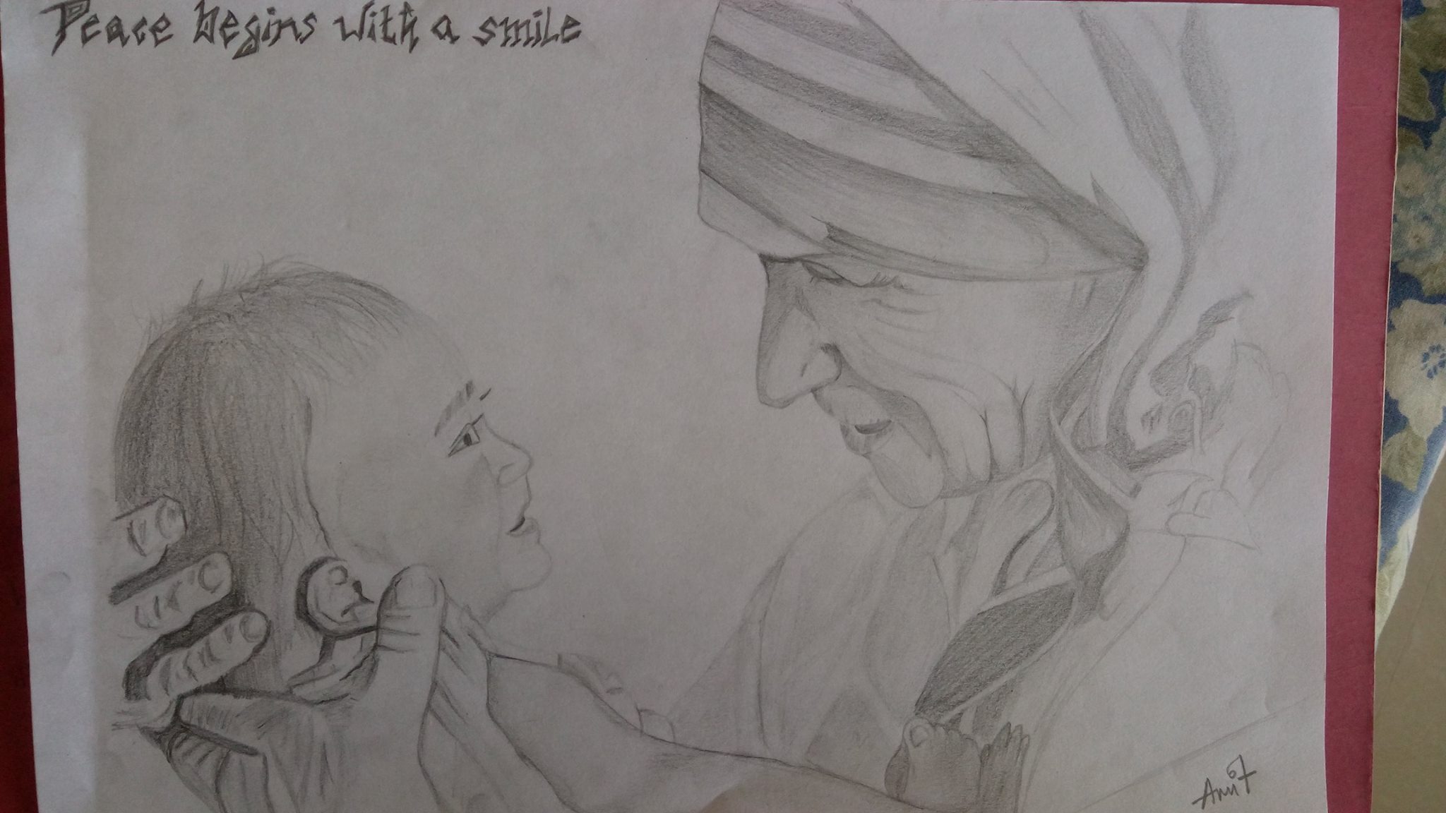 Portrait of Mother Teresa | Mother teresa art, Mother teresa, Mother teresa  images