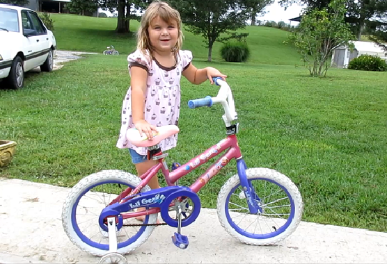learning to ride without training wheels
