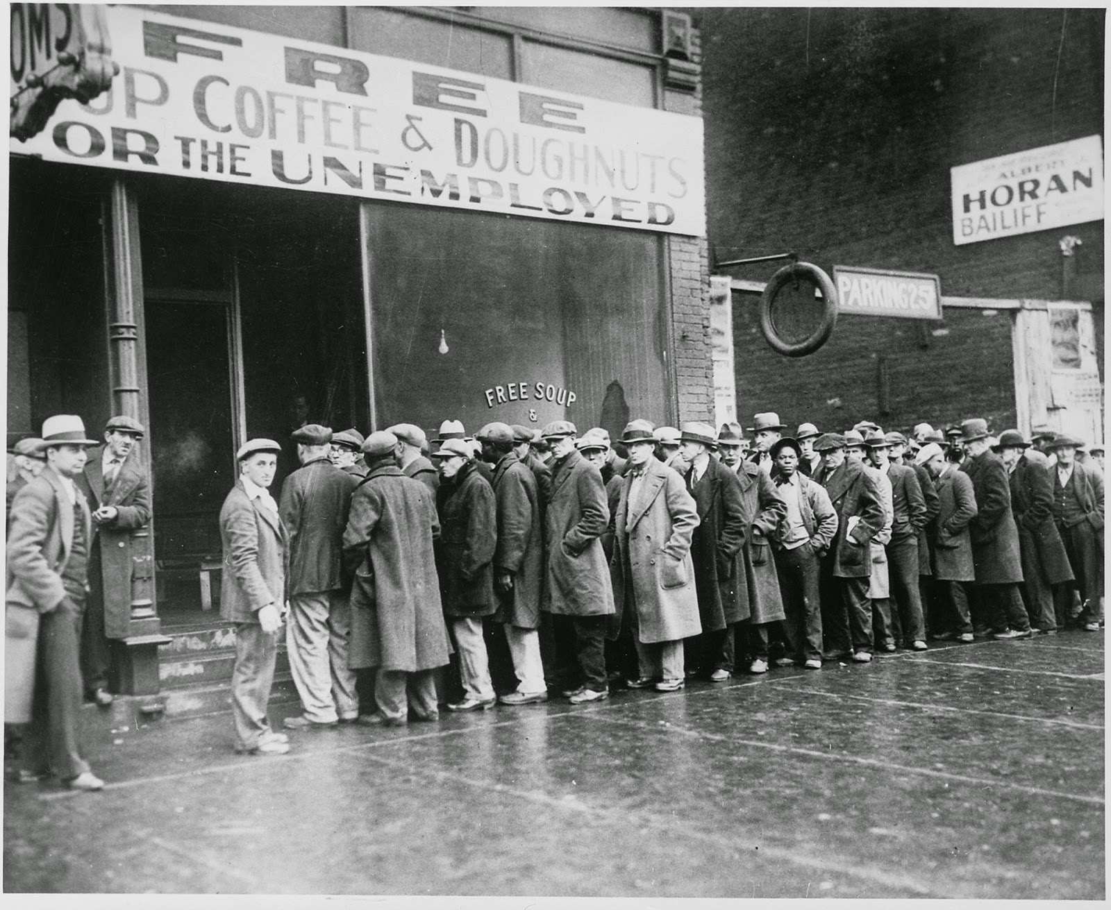 Al Capone's soup kitchen during the Great Depression, Chicago, 1931.jpg