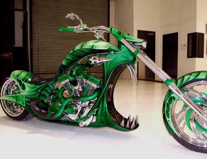 ghost rider custom chopper