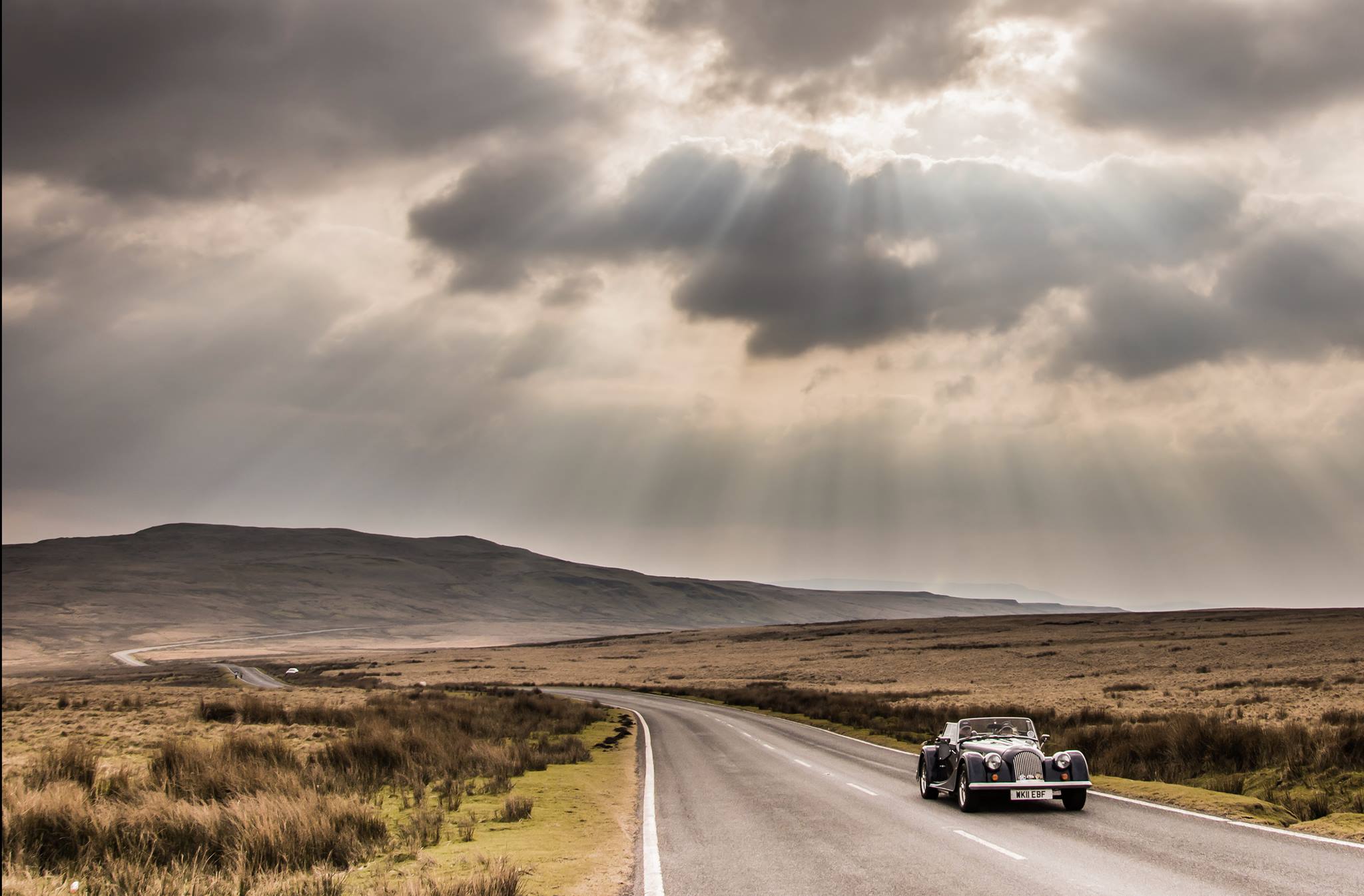 orginal Morgan Sports car at Pen y Fan By Steve J Huggett.jpg