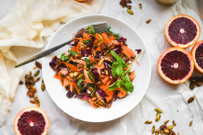 Moroccan Ribboned Carrot Raddicchio Salad + Blood Orange Dressing (8).jpg