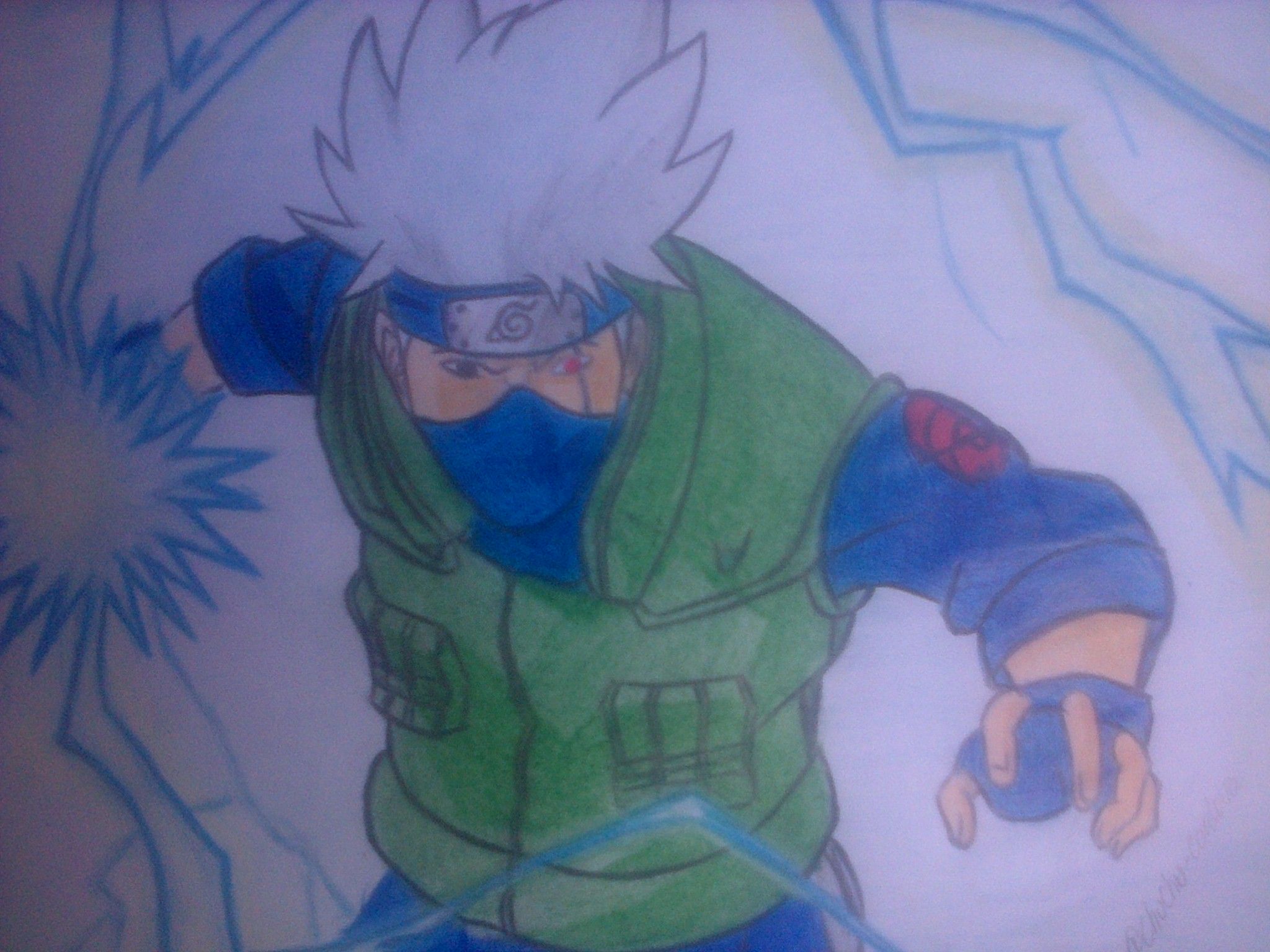 HD wallpaper drawings hatake kakashi lightning manga naruto  shippuden  Wallpaper Flare