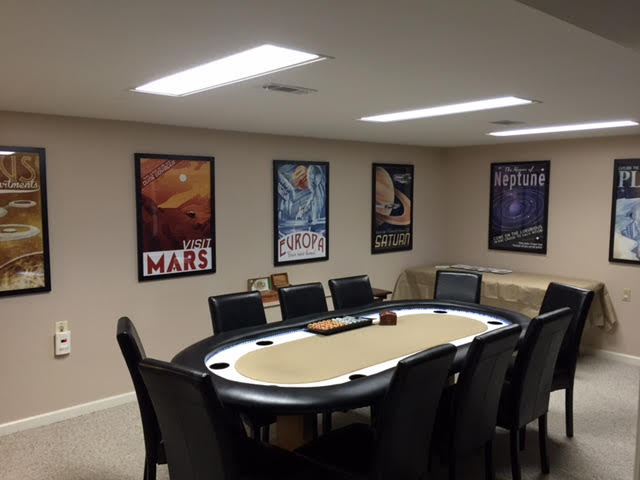 This Customer Of Ours Did His Poker Room In Our Space Travel