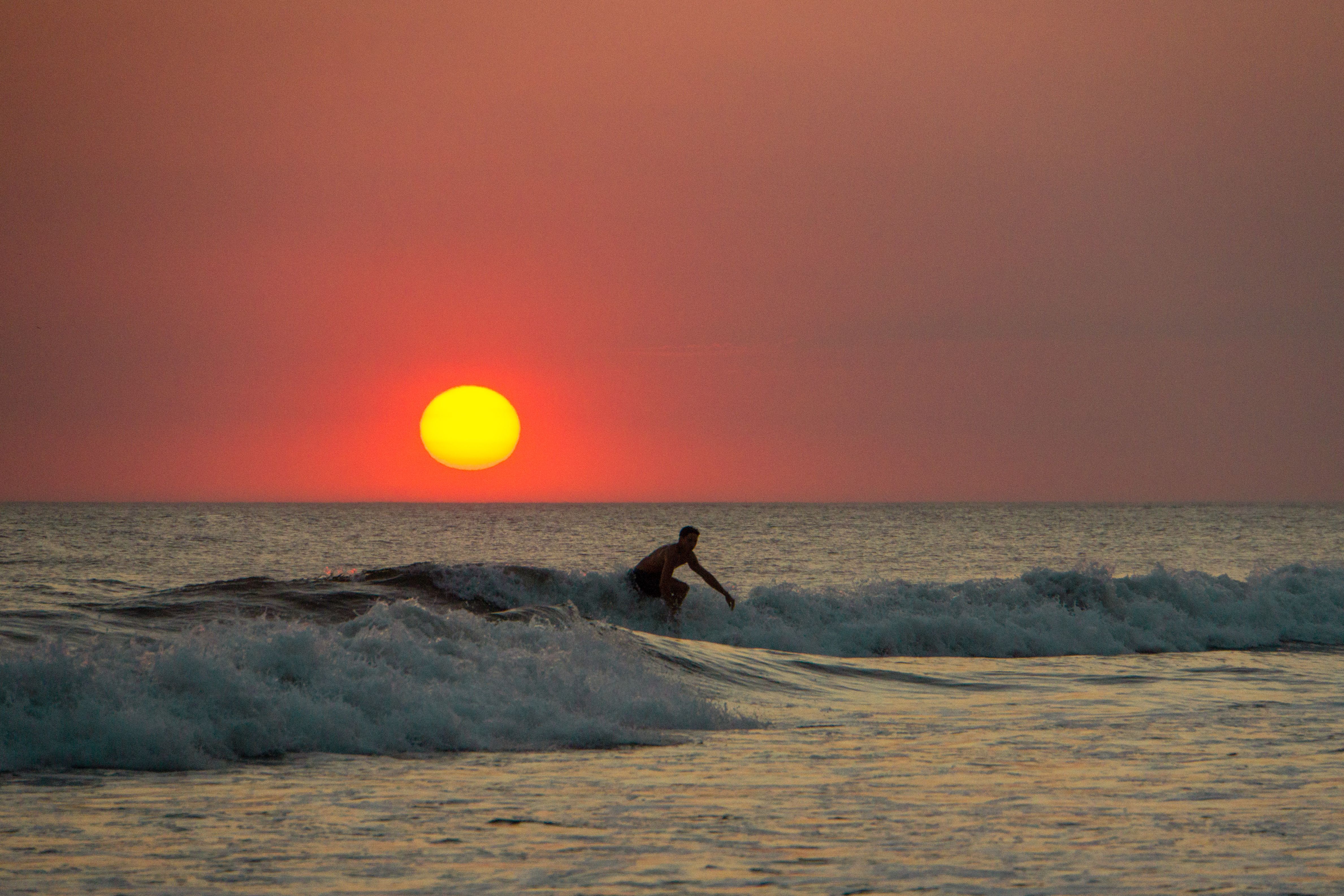 Nicaragua Sunset Surf