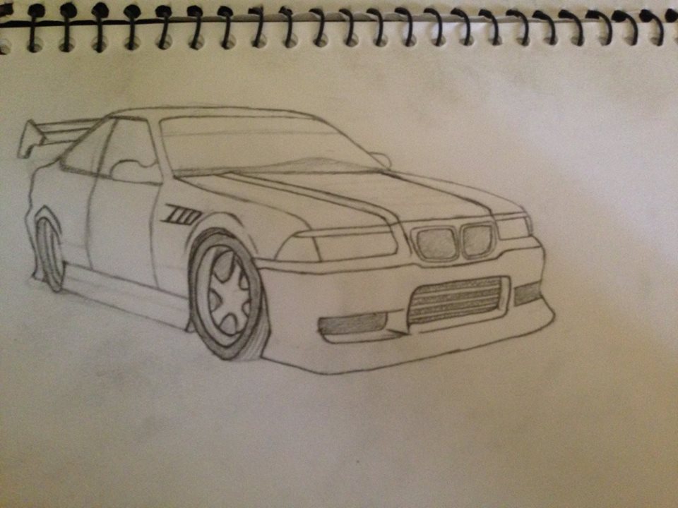 BMW E46 Drift Car - Car Drawing by Tom | Facebook
