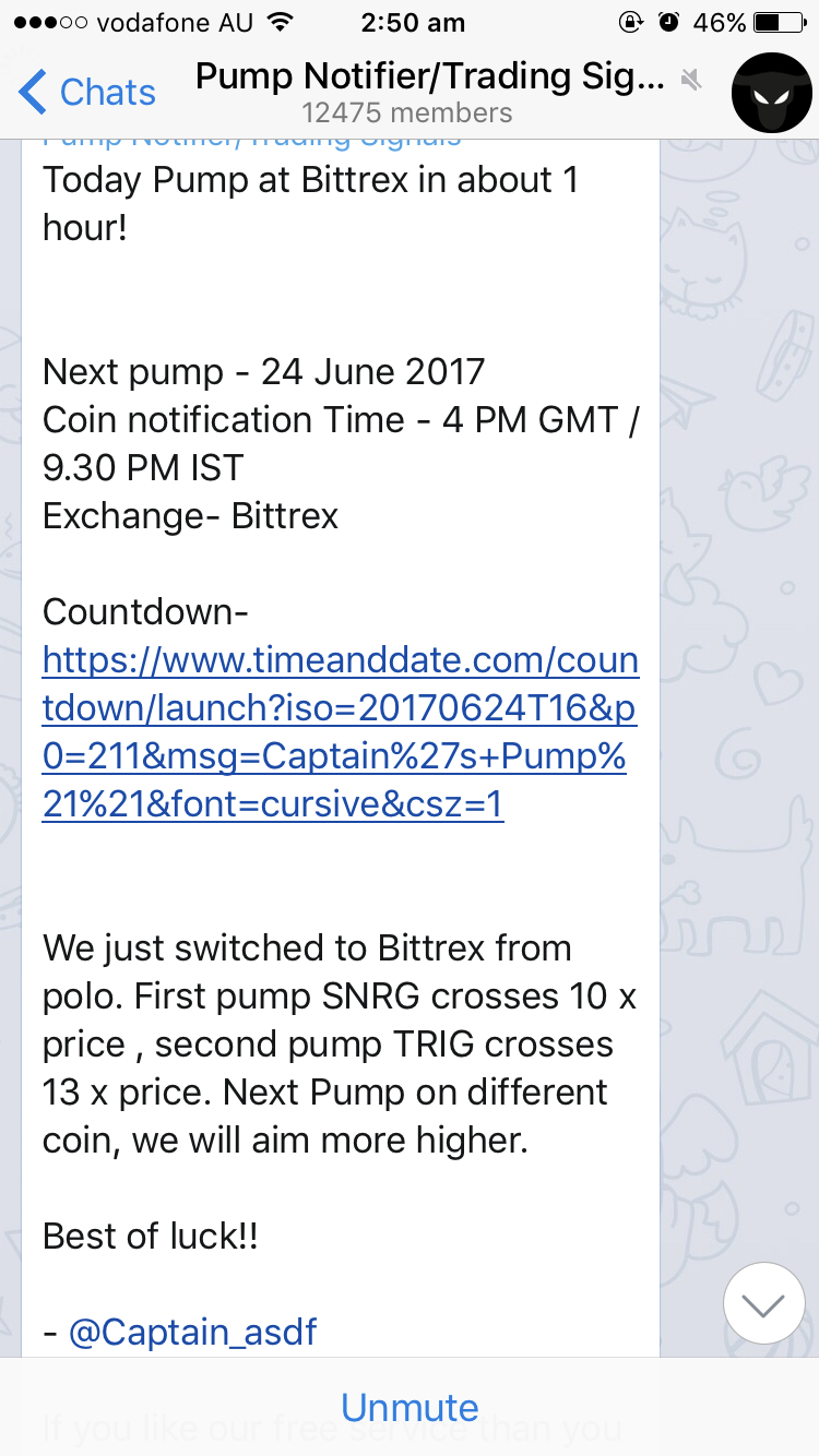 Story Of A Pump And Dump Group On Telegram Steemit
