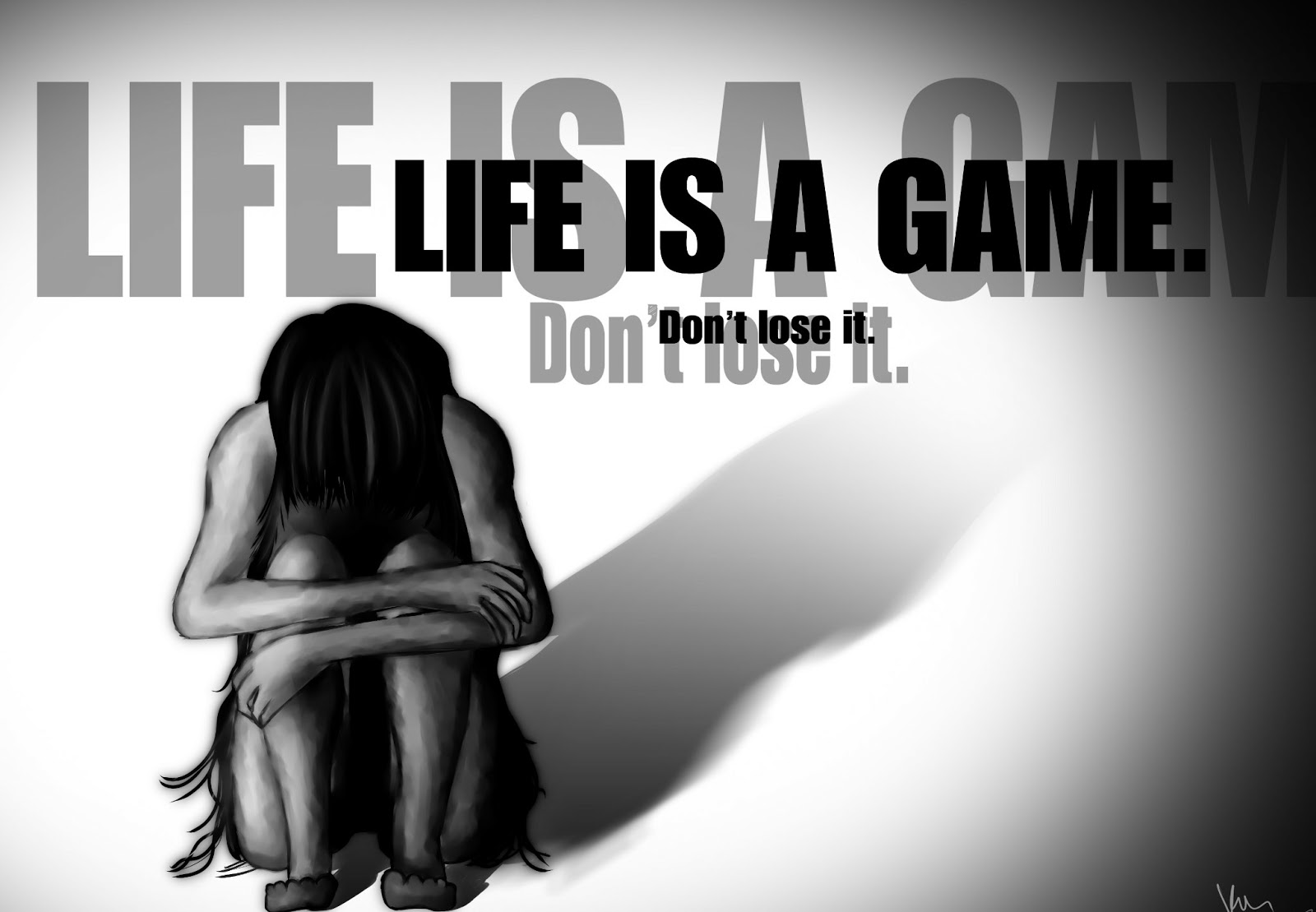 Life is a game. Life just a game. Life is a game Play it купить Постер.