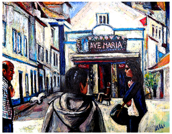 Art of Lisboa Arcylic Painting - Ave Maria Ericeira.png