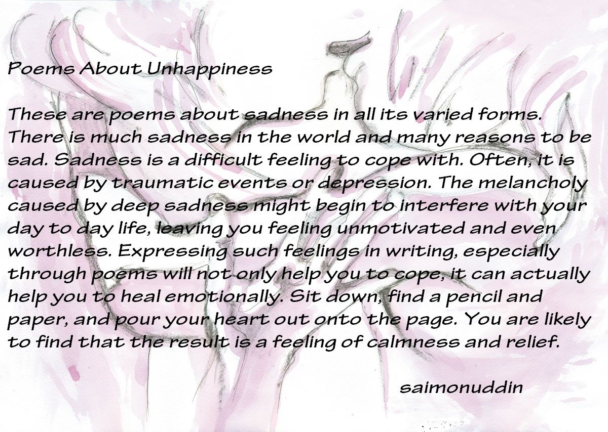 Poems About Unhappiness.