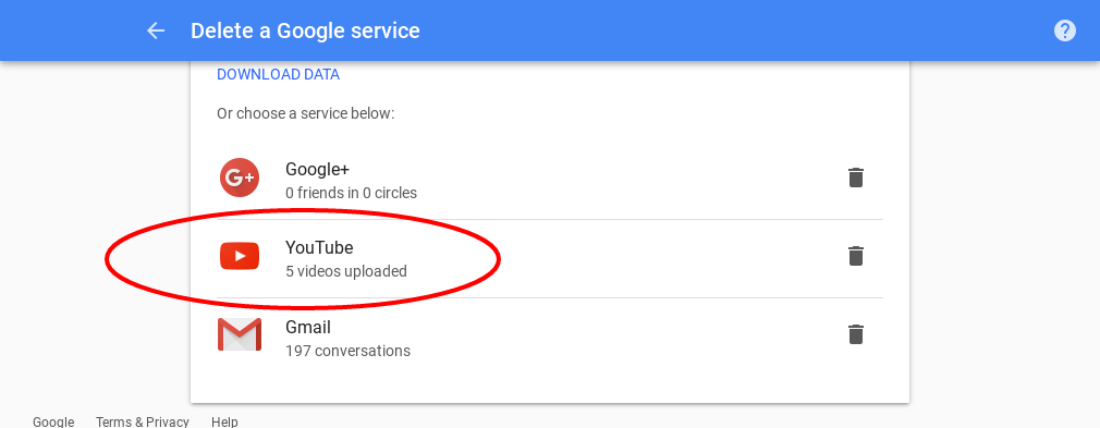 Delete a Google service.png