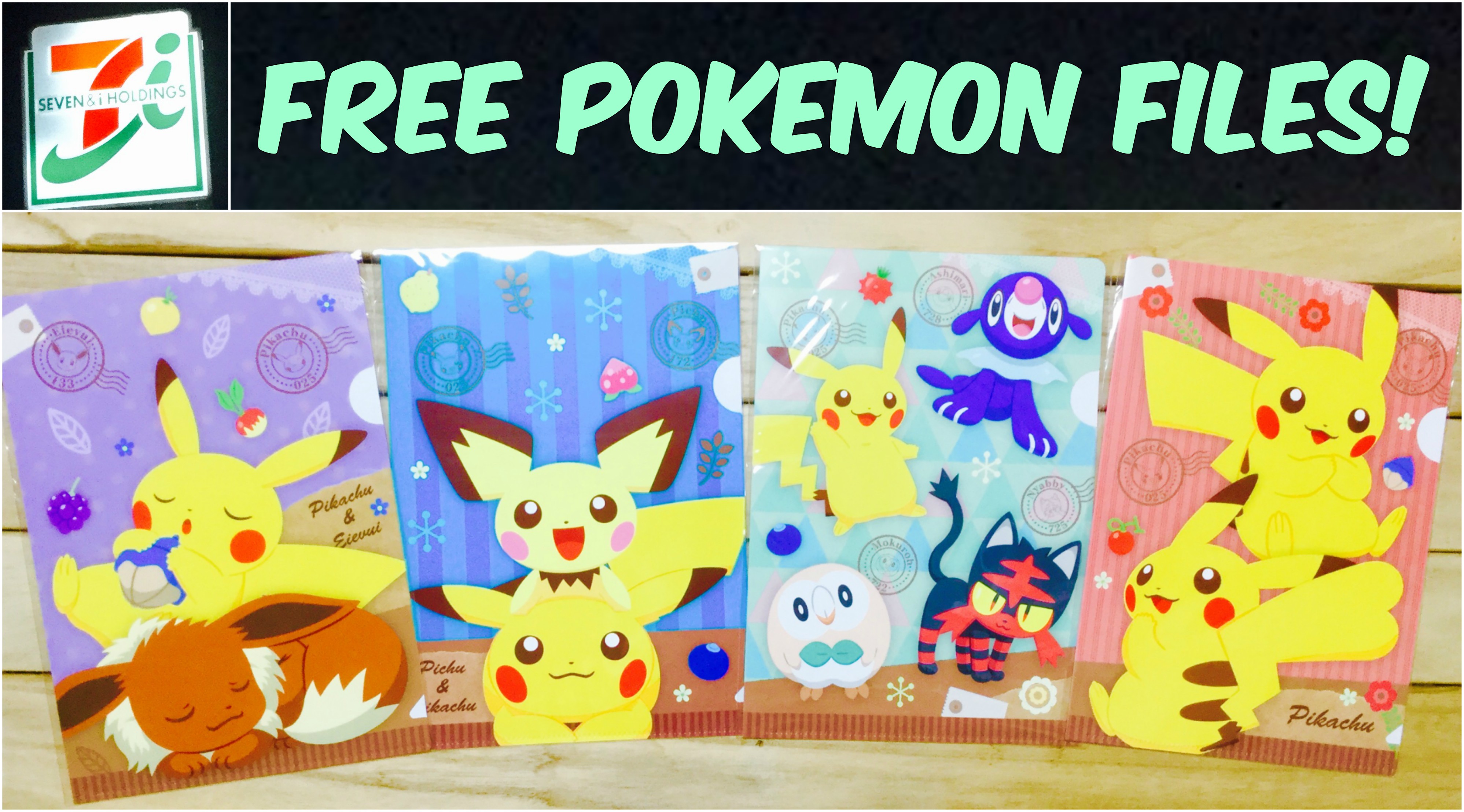 Let S Get Free Pokemon Paper Folders In Japan セブンでアイスを二個買うとポケモンのクリアファイルが貰えます ヾ ゞ Steemit