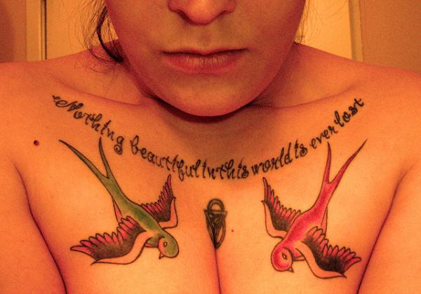 Which body part do girls like to get tattoos? - Quora