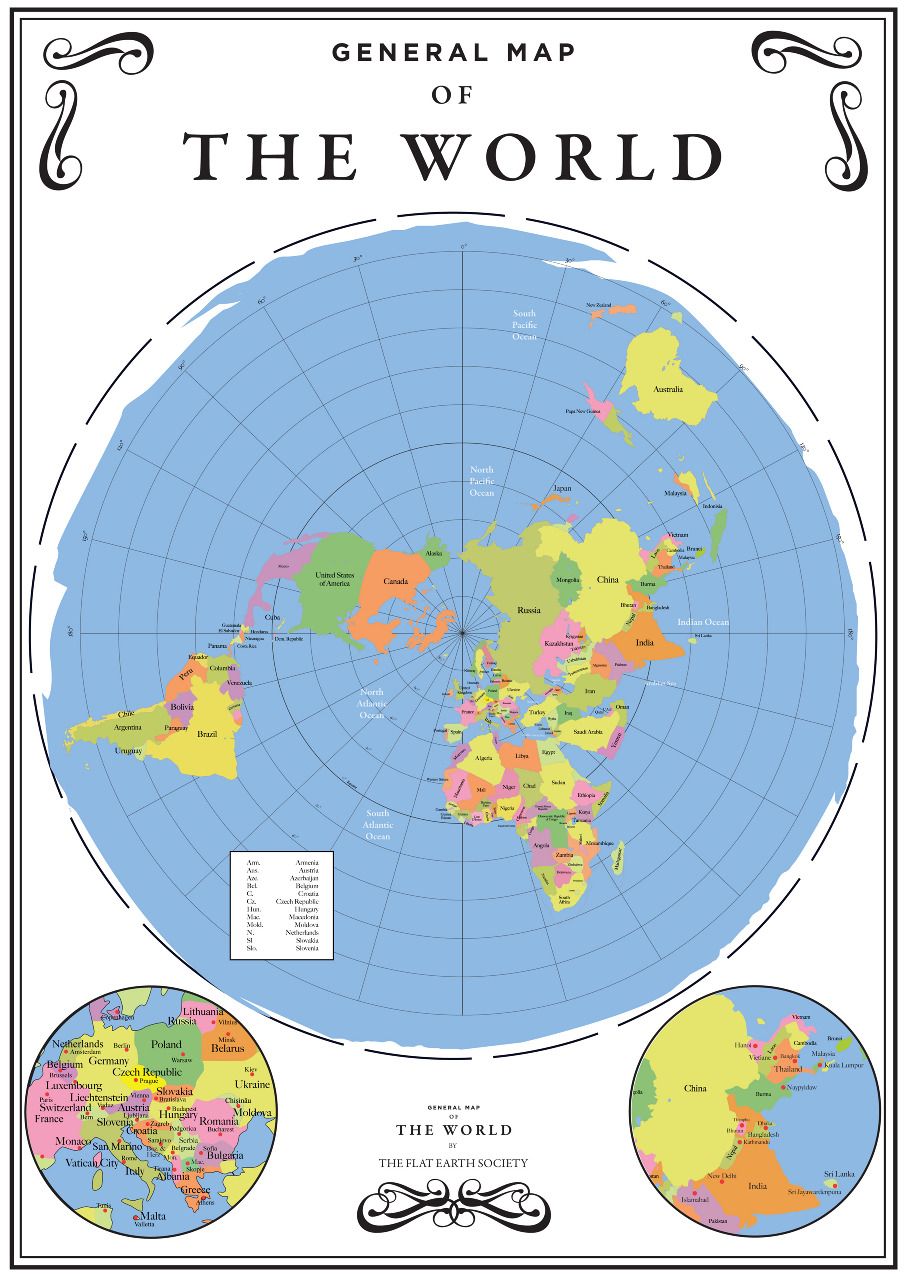 flat earth map SteemTruth.jpg