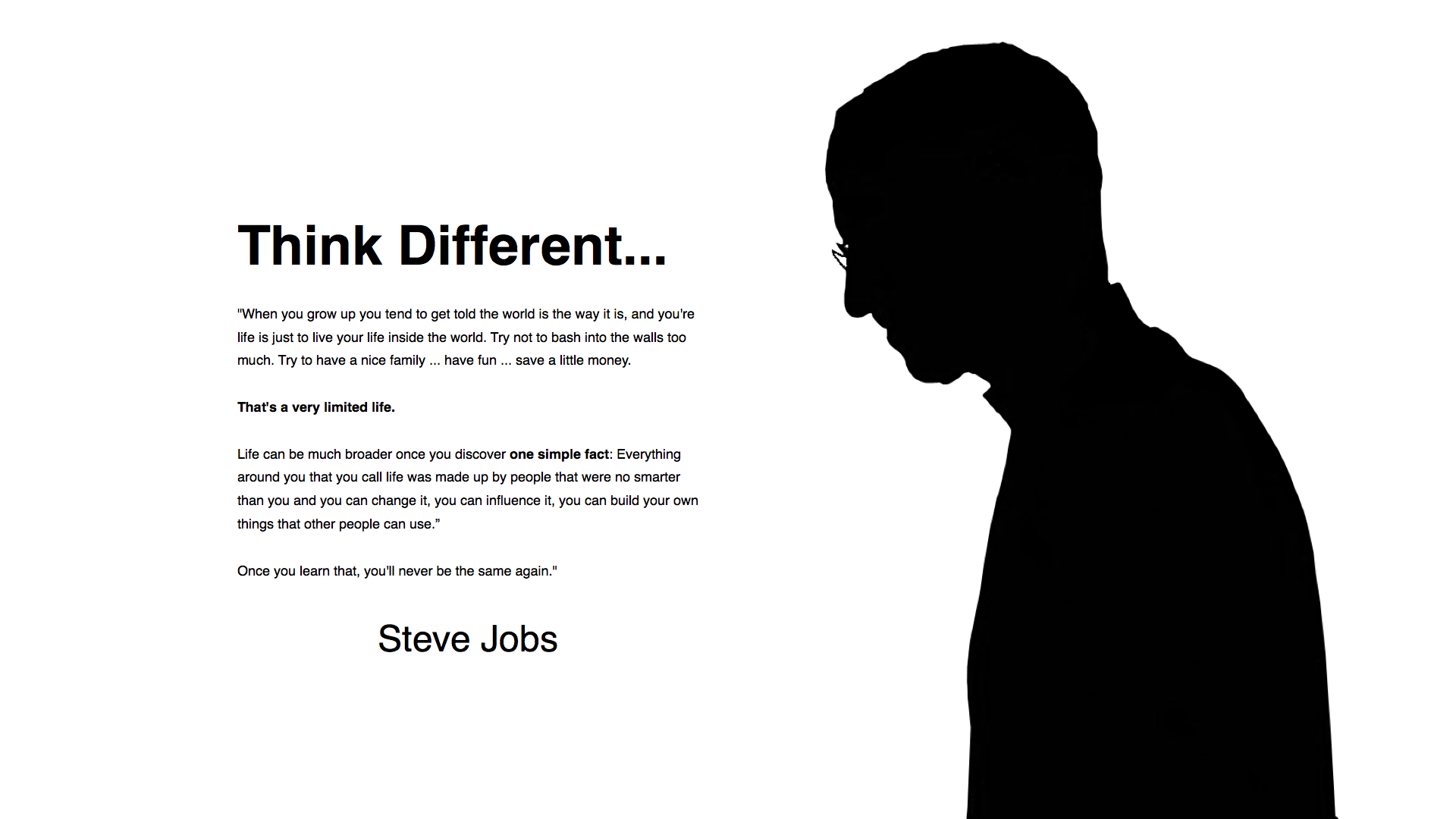 Стив Джобс think different. Слоган Apple think different. Think different слоган. Стив Джобс силуэт.