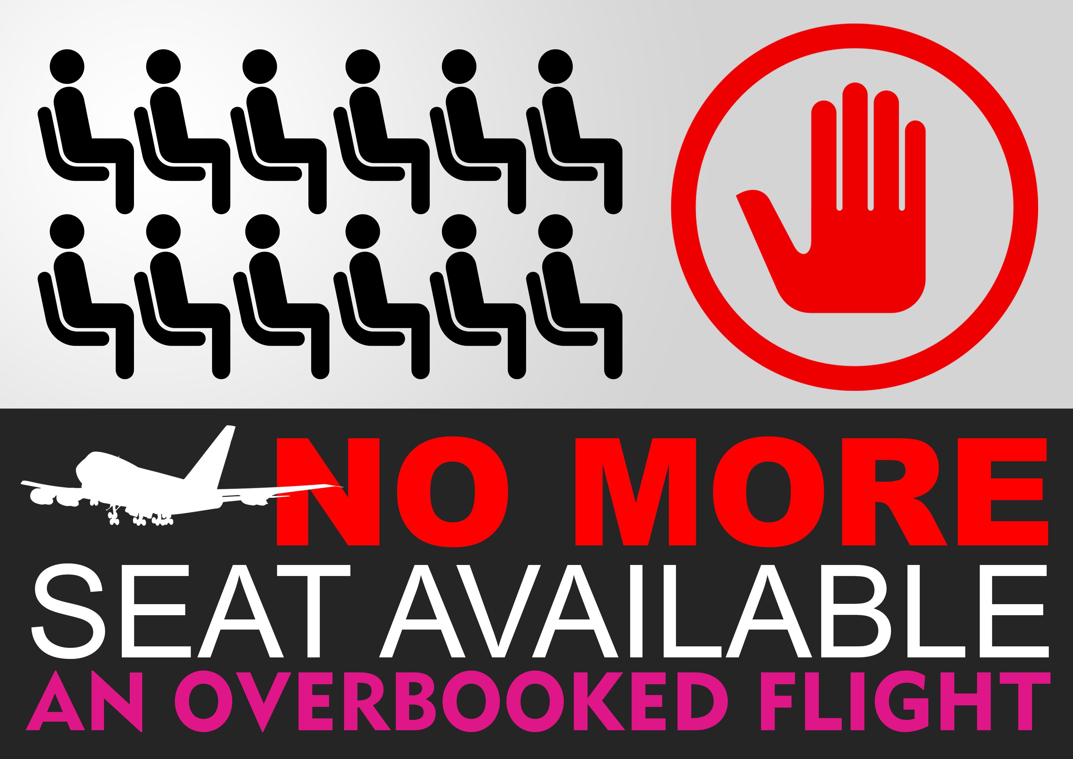 a fully booked flight vs an underbooked flight