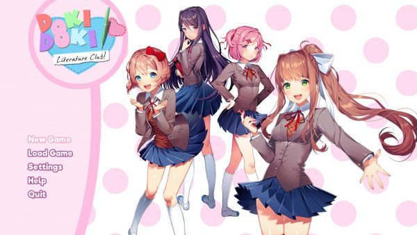 Doki Doki Literature Club! Chibi Tsundere, turn around and look