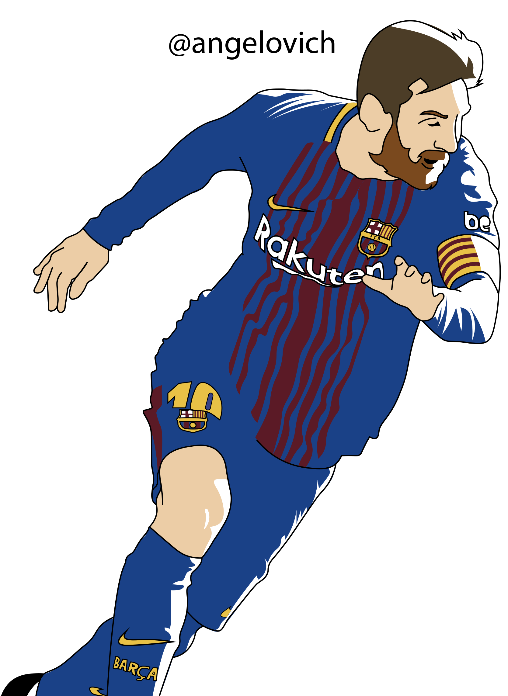 My drawing of the GOAT Lionel Messi : r/Barca