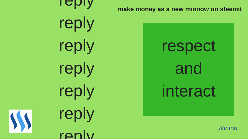 fitinfun How to make money as a new minnow on steemit reply.png