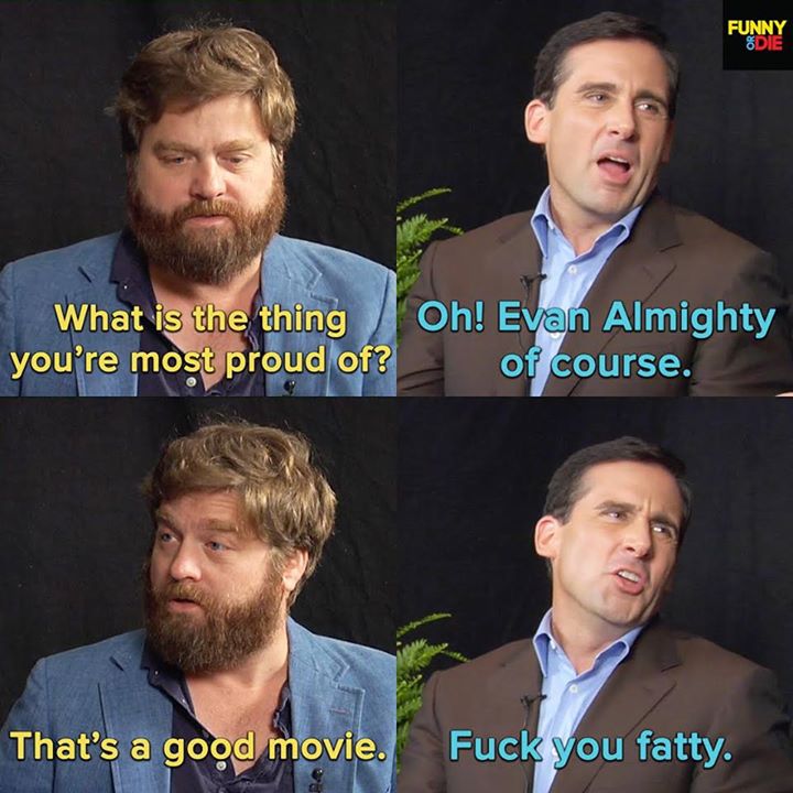 Well that escalated quickly. Between Two Ferns with Steve Carell — Steemit