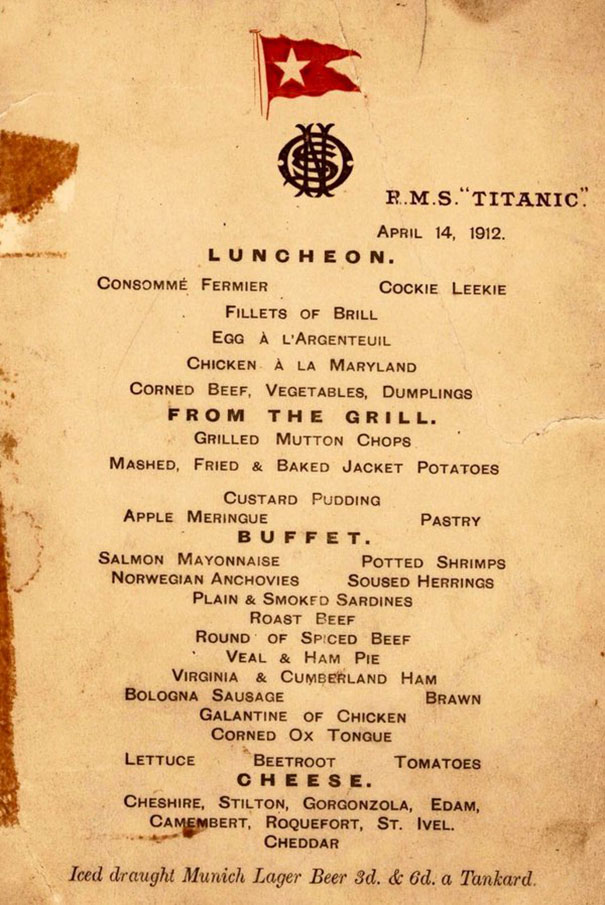 Menu Card Dinning Rooms Of The Sunk Ship Steemit