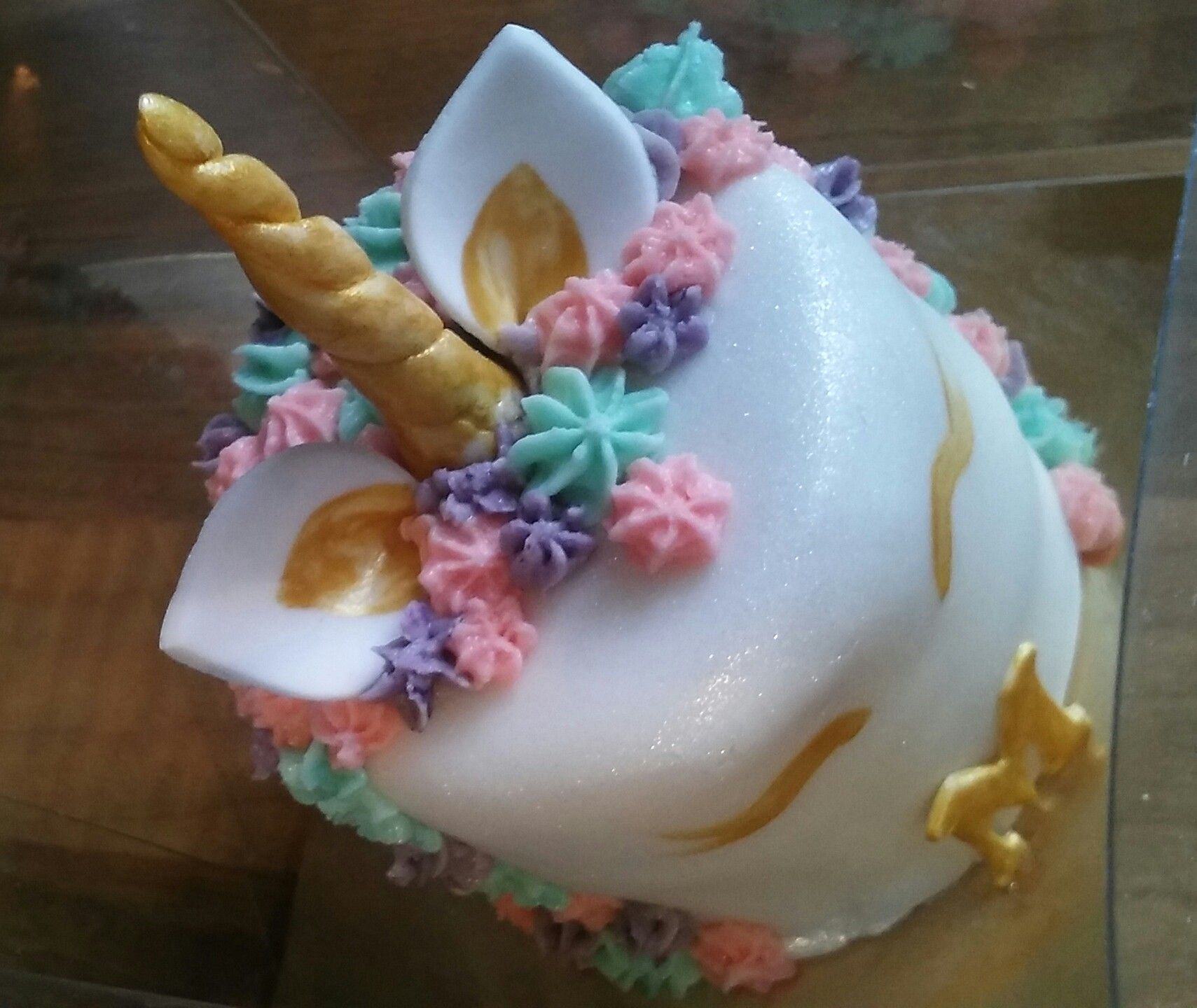 Tarta unicornio  Unicorn birthday party cake, Easy unicorn cake, Unicorn  birthday cake