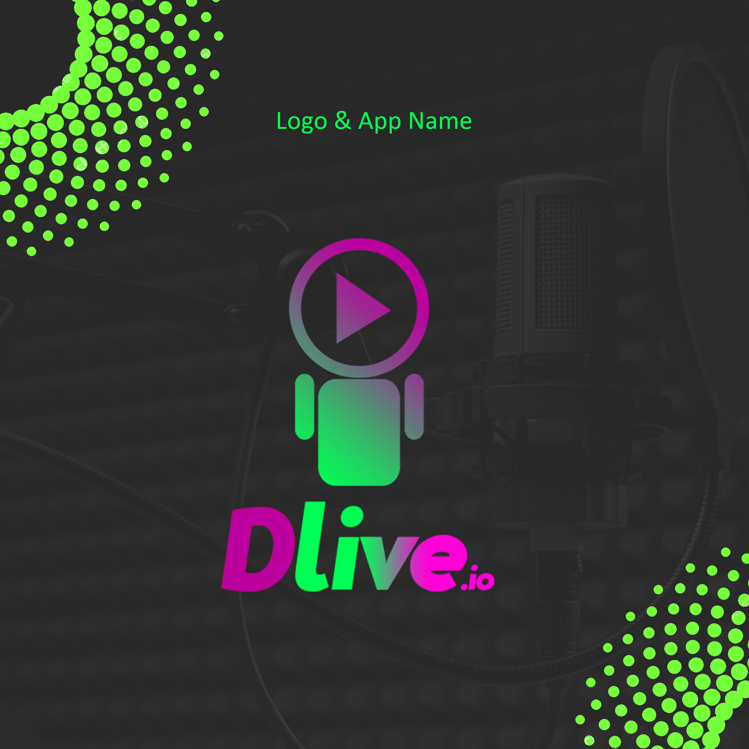 New Dlive Logo And Icon For First Decentralized Live Video Streaming Platform For Steemit Steemit