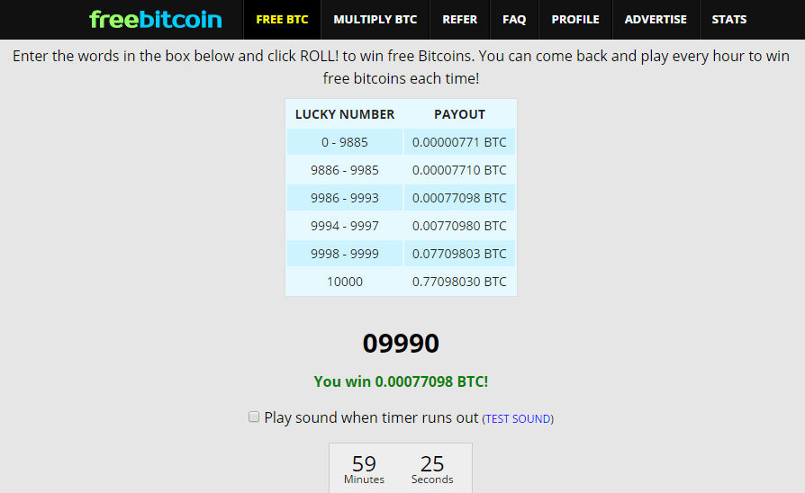 Lets Get Free Bitcoin From Bitcoin Faucet Freebitcoin - 