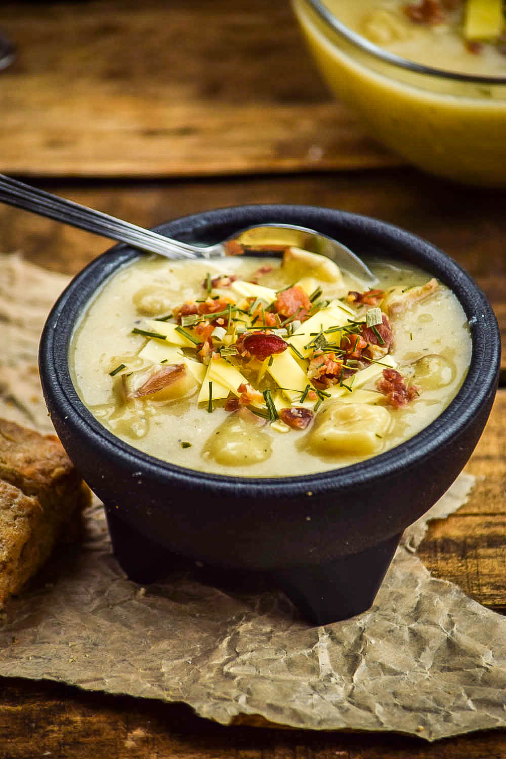 Luck of the Irish Cheddar Potato Soup - FOOD PHOTO SHOOT — Steemit