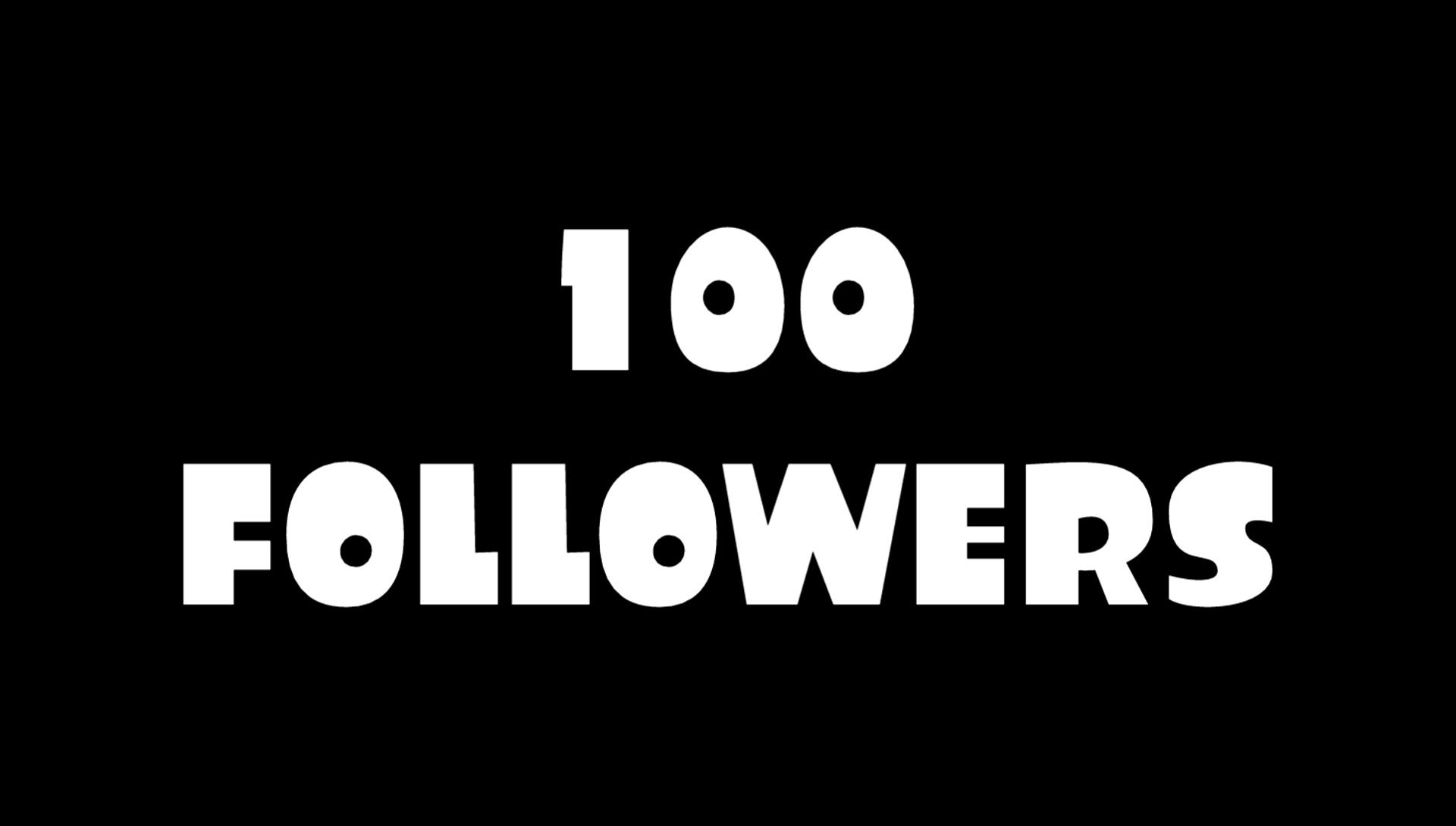 100 followers already - comment and I'll follow you back! 