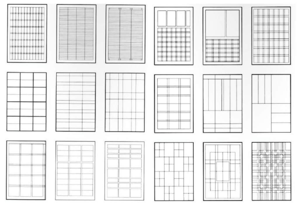 Виды модульных сеток в дизайне