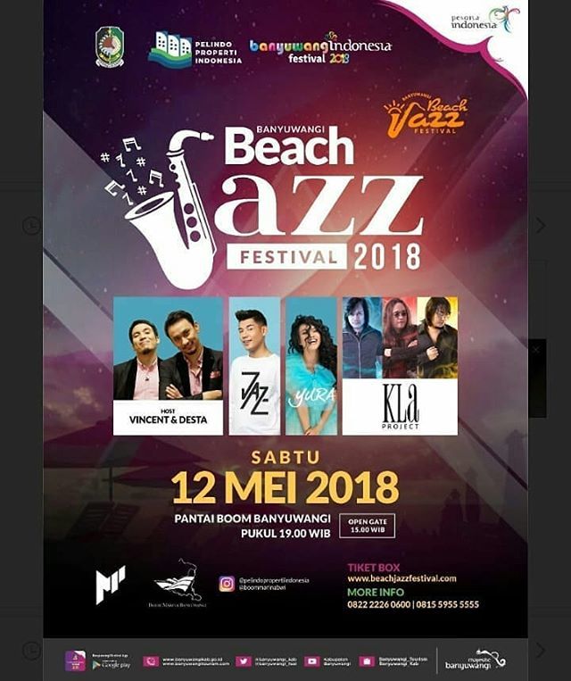 Festival Jazz Pantai Banyuwangi Banyuwangi Beach Jazz