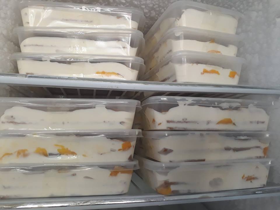 Vegan Mango Float (Crema de Mangga) - Floured Frame