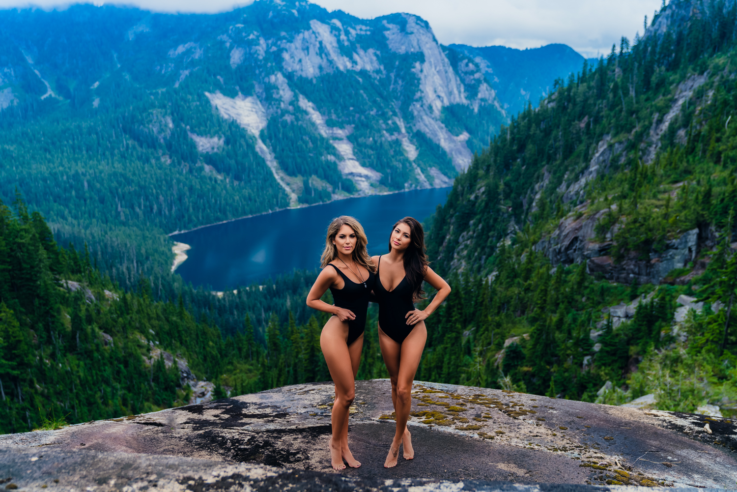 Brittney Palmer and Arianny Celeste on Top of a Mountain-2.jpg