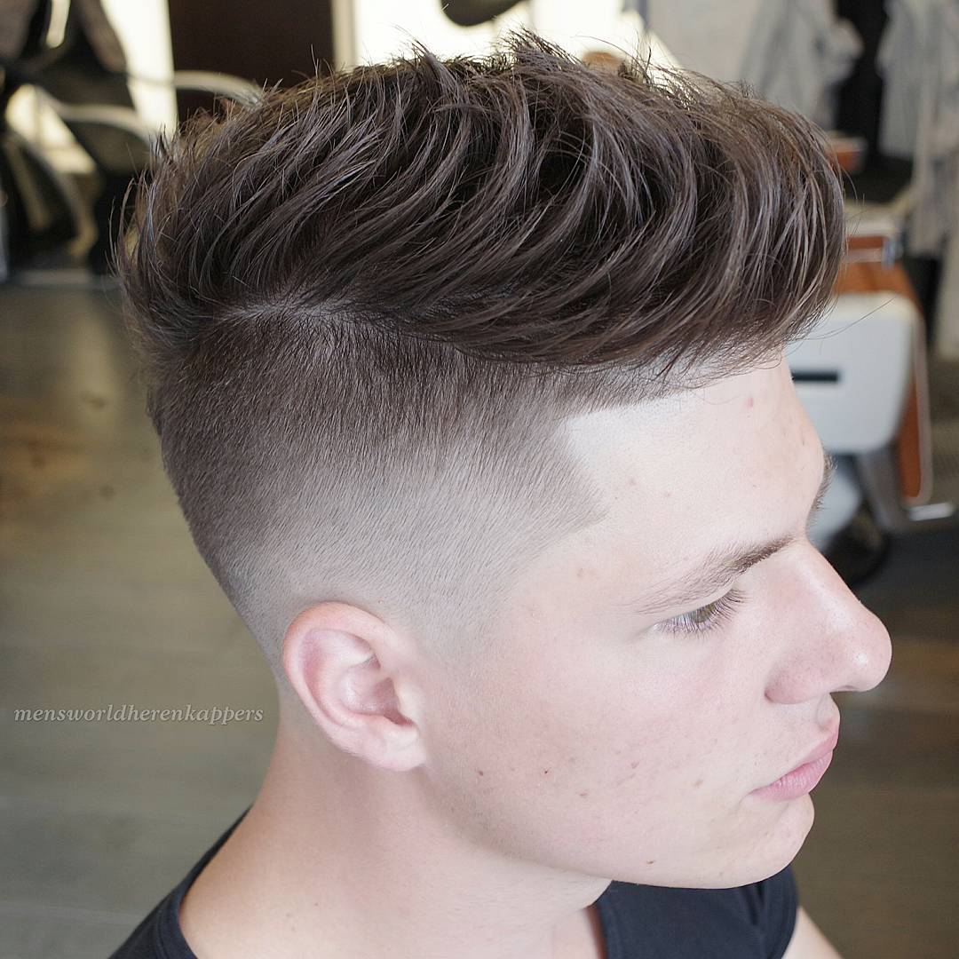 undercut fade with portial