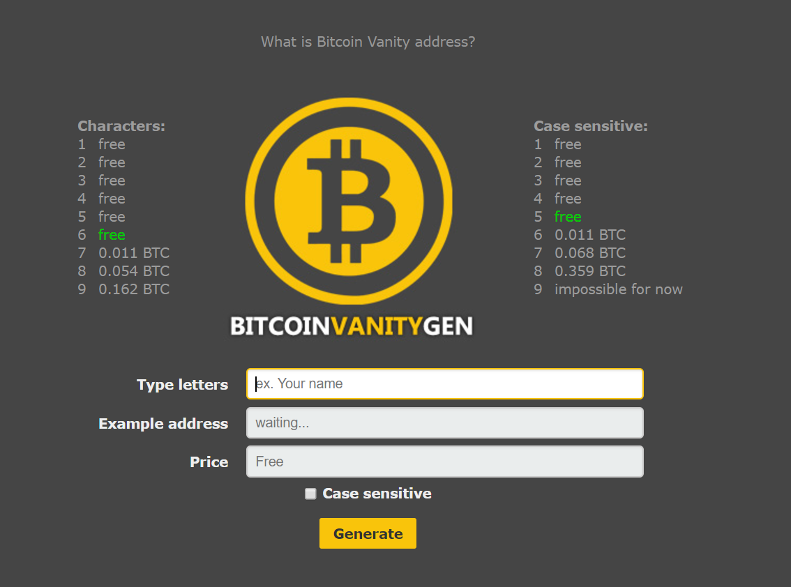 How to get bitcoin address free