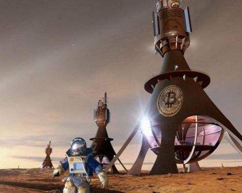 The Bitcoin has reached Mars,the Steem will reach the Moon !