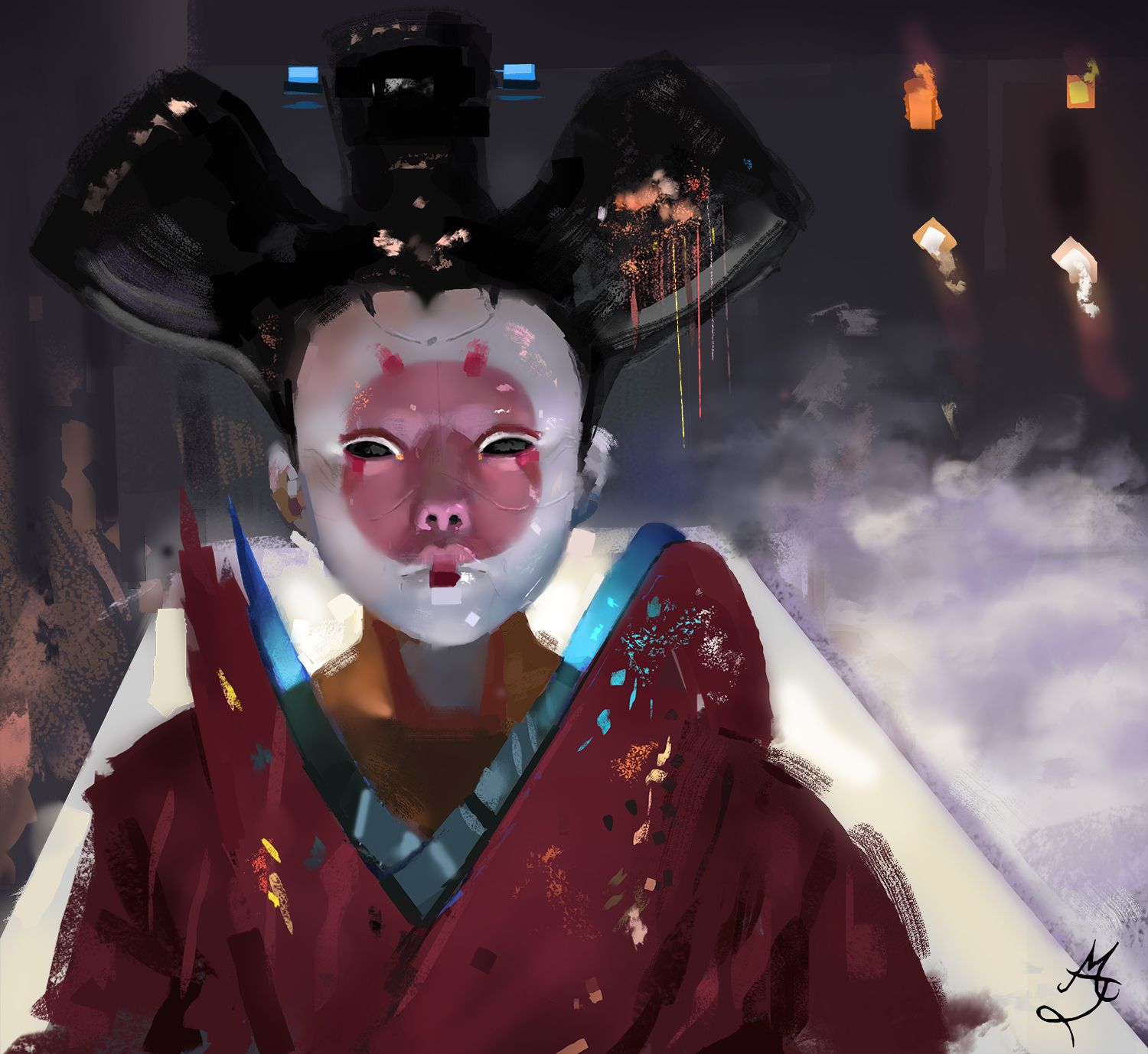 Geisha ghost in the shell justmousepixels step 7.jpg