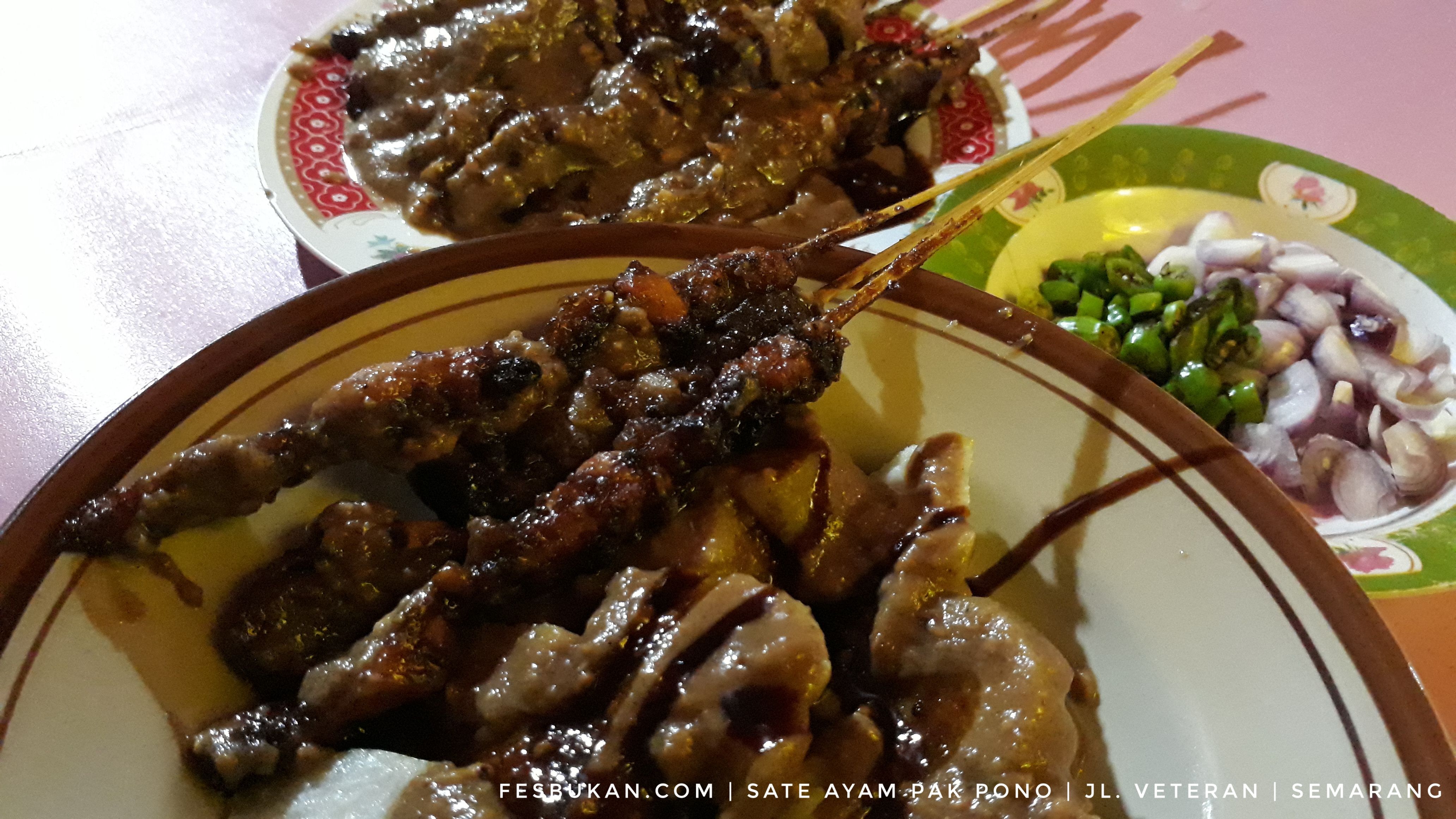 Sate Ayam Yang Wajib Dicoba Di Semarang Sate Ayam Pak Pono Steemit