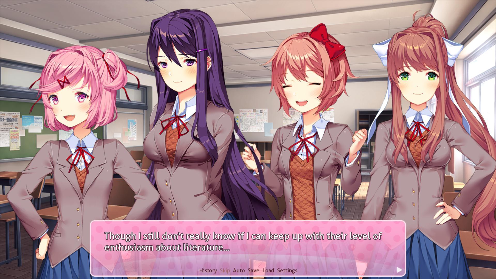 Doki Doki Literature Club – A free visual novel of horror and fourth wall  shattering — Steemit