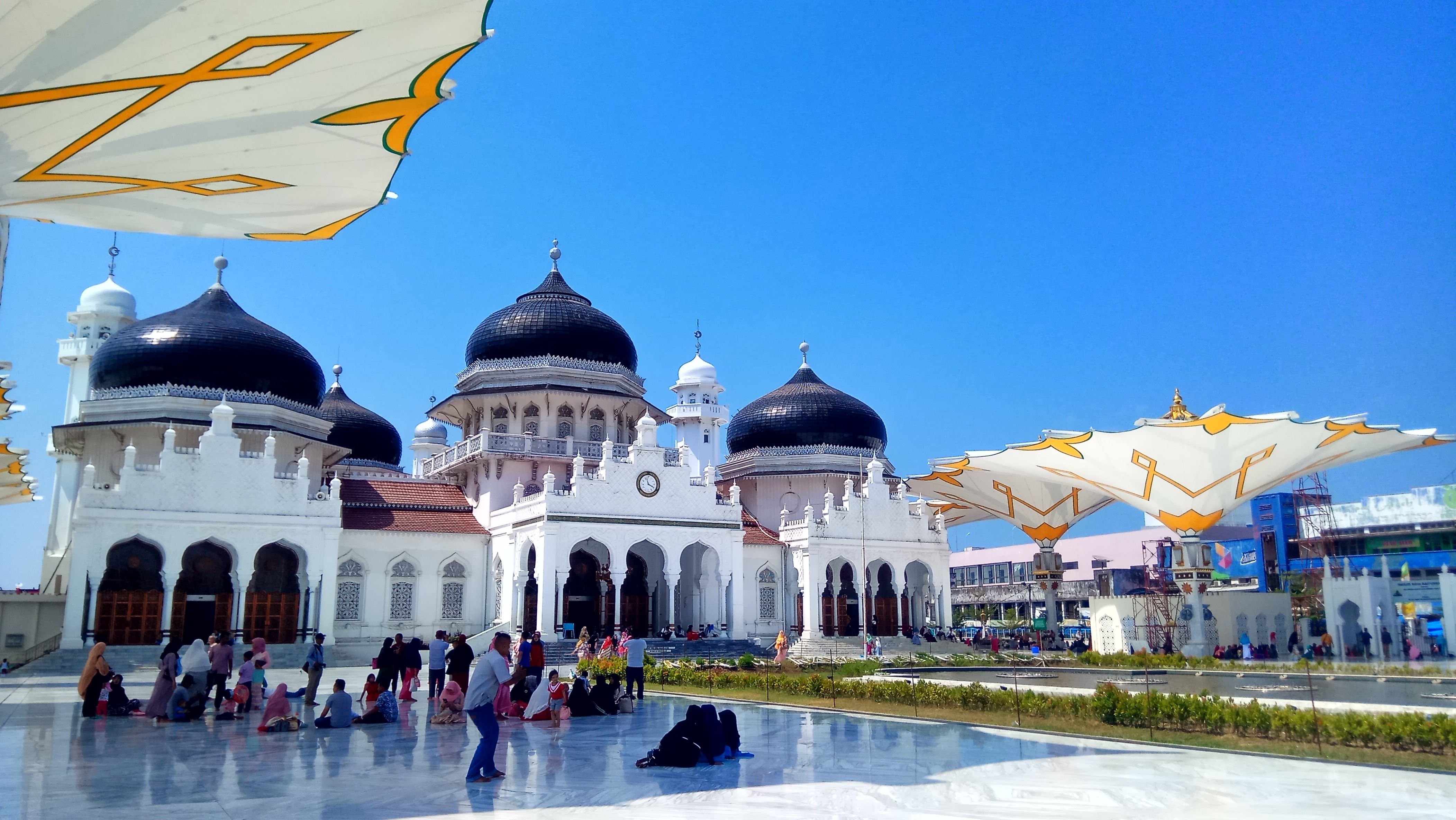 Gambar Masjid  Raya Baiturrahman Banda Aceh  Ryan Gambar