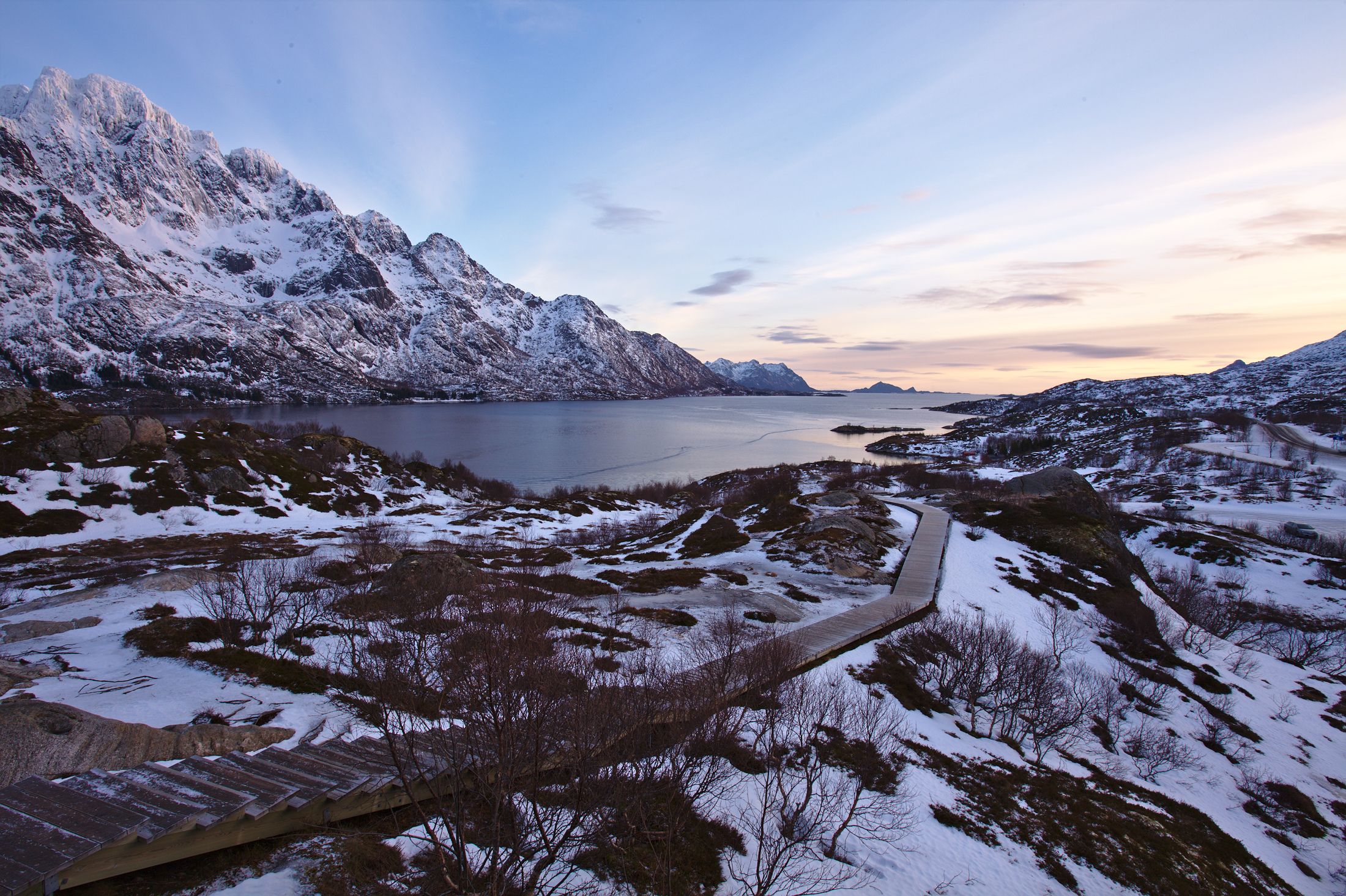 Sunset on a Fiord