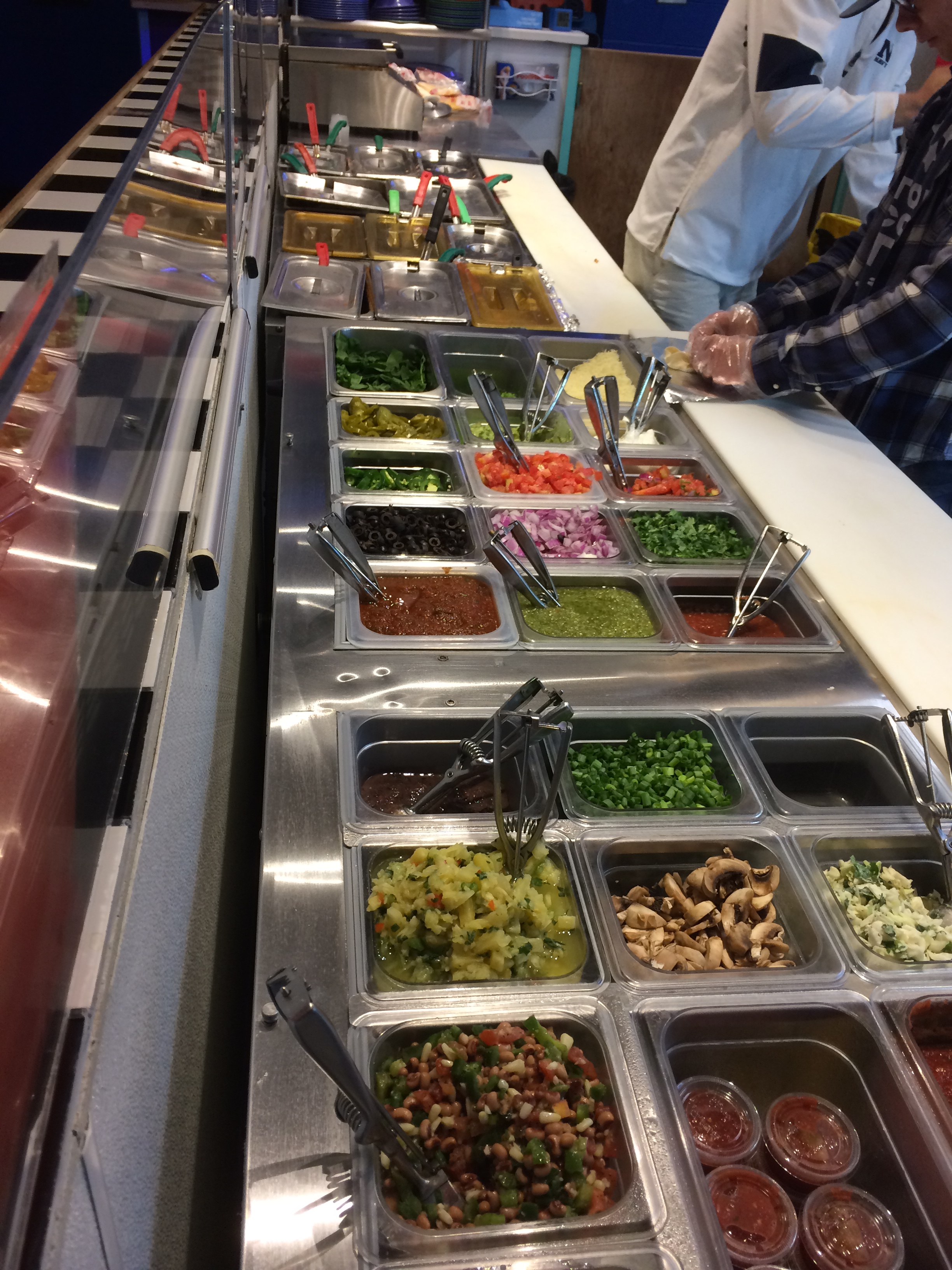 Toppings Mojo Burrito in Chattanooga, Tennessee.JPG