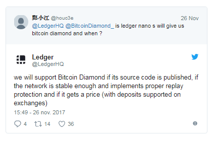 While The Fork Bitcoin Diamond Crystallizes Criticism Ledger - 