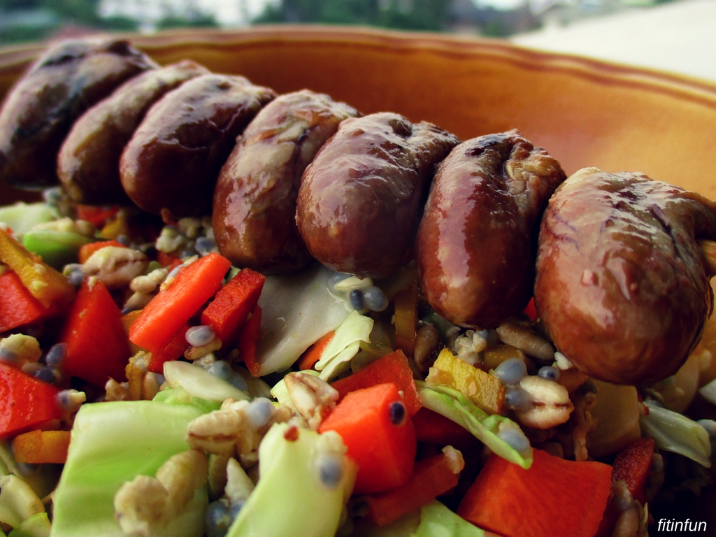 BBQ Chicken Kidneys on a stick Bangkok Thailand daily food photography fitinfun.jpg