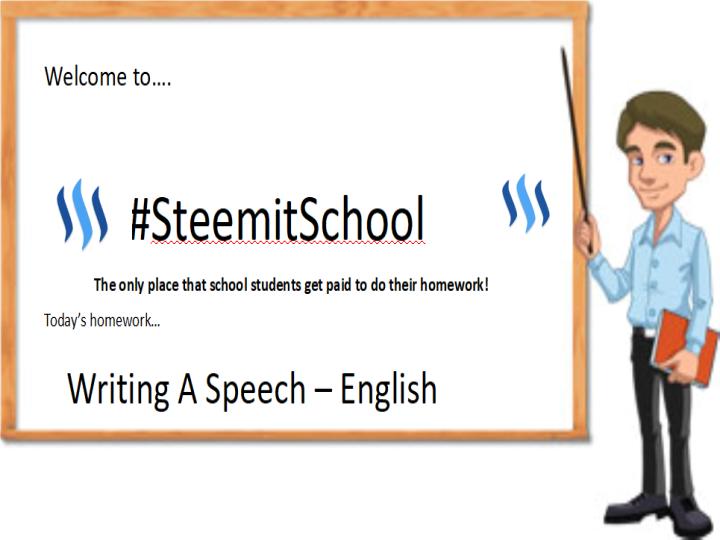 steemitschool template Writing A speech.jpg