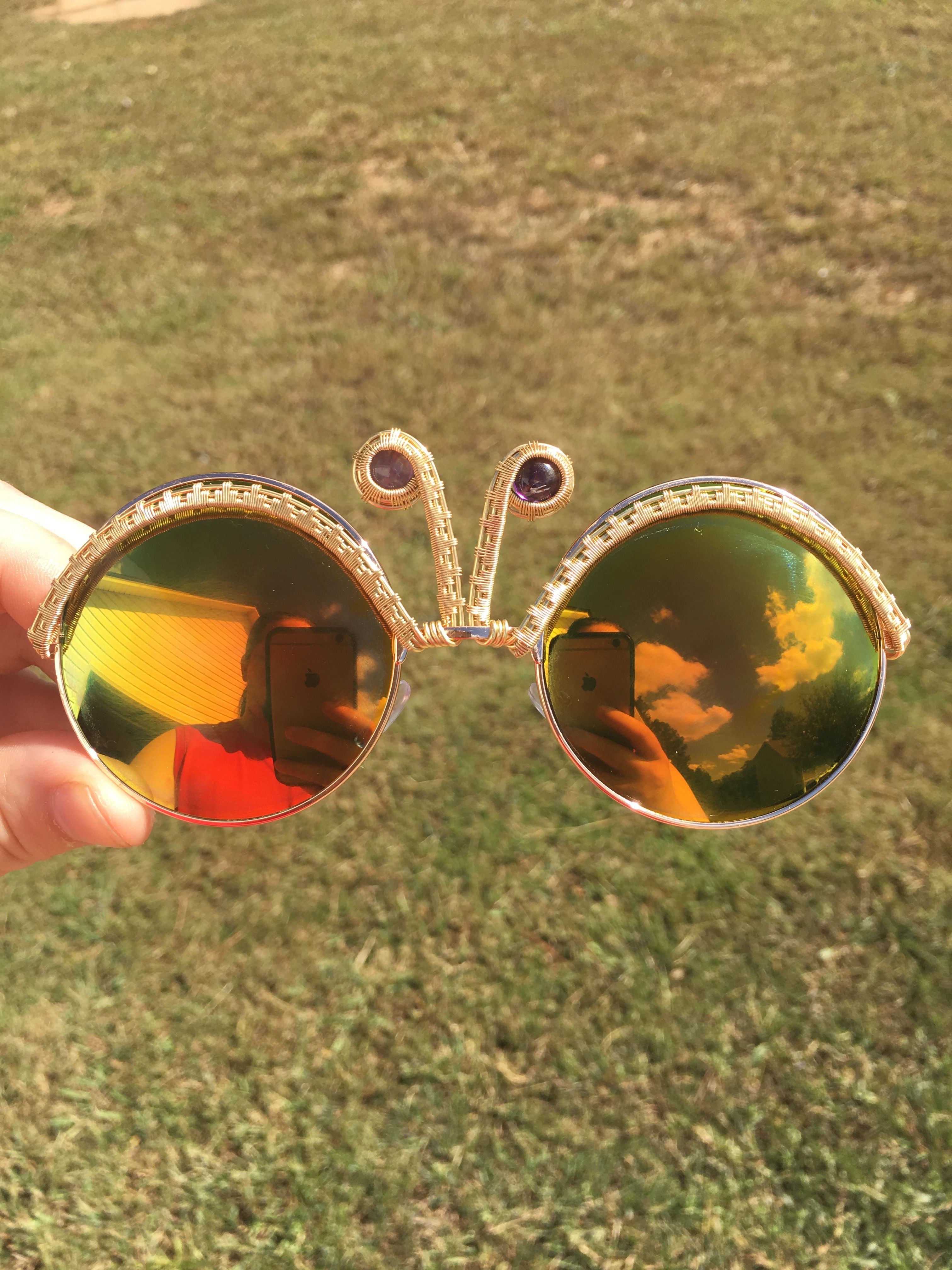 wire wrapped sunglasses