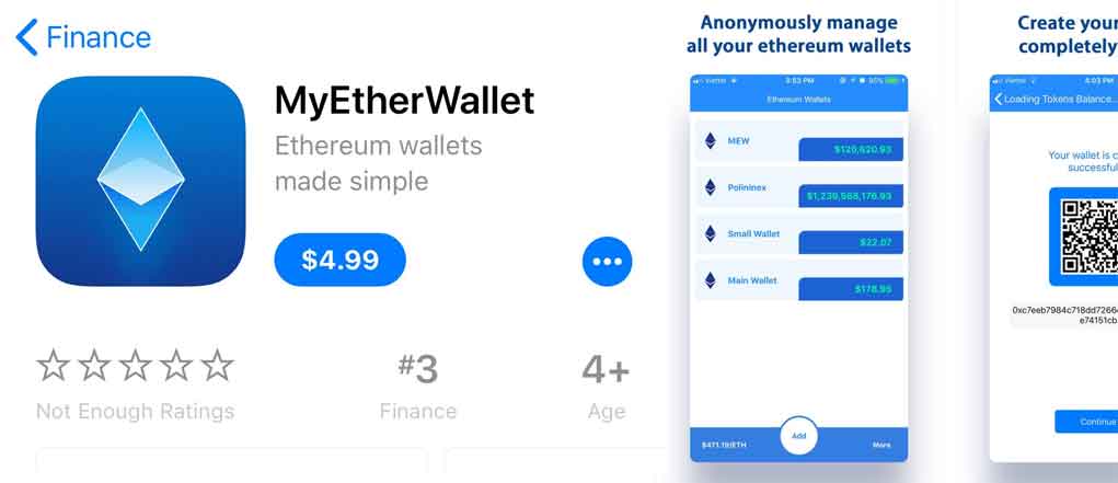 apple app store cryptocurrency wallet