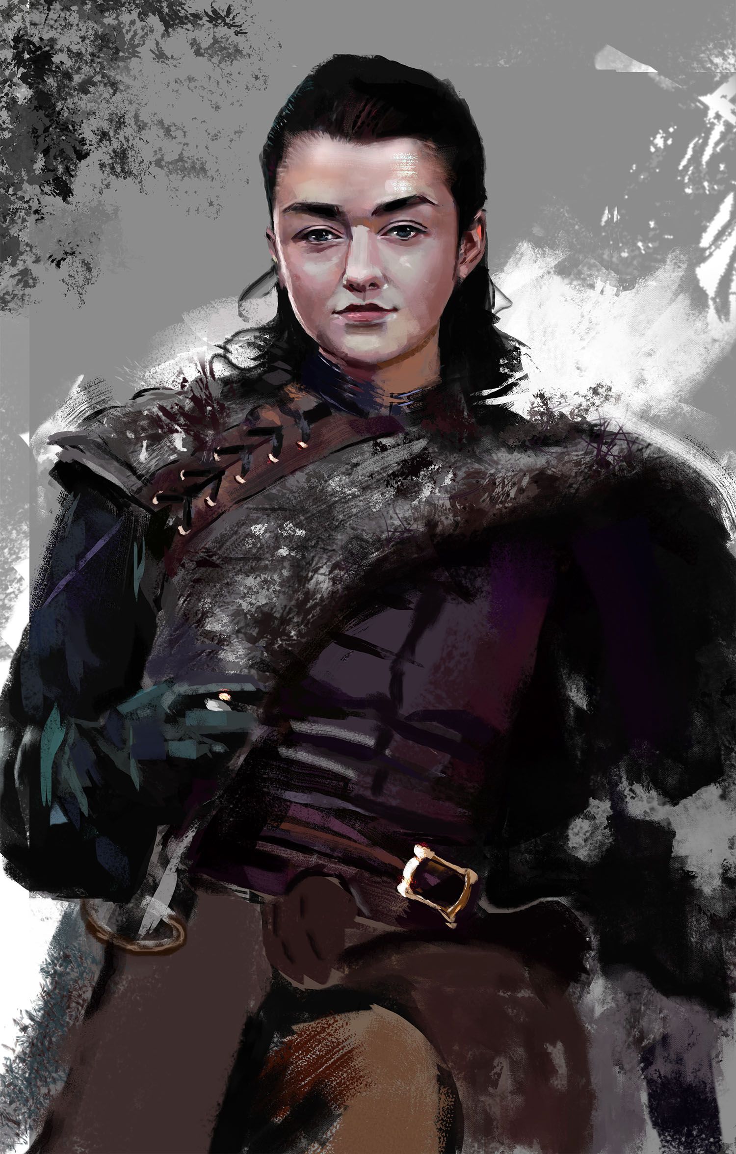 arya stark game of thrones justmousepixels step 5.jpg