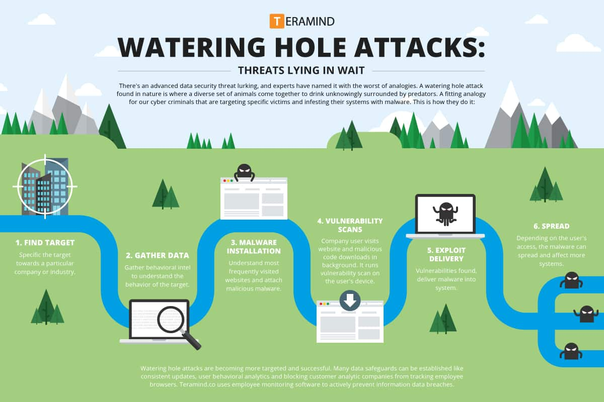 Data many. Watering hole атака. Waterhole кибератака. Waterhole суть кибератаки. A waterhole Attack.